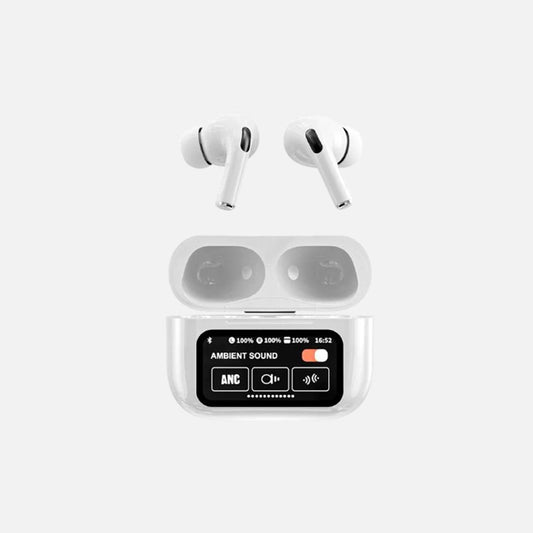 A9 Pro Display Wireless Earbuds(Whtie Edition) ANC/ENC